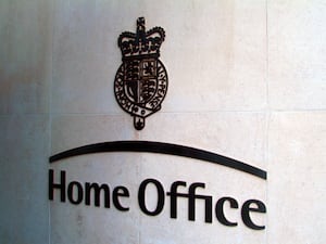 Home Office logo on wall