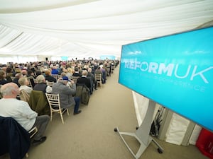 Attendees during the Reform UK east of England conference at Chelmsford City Racecourse