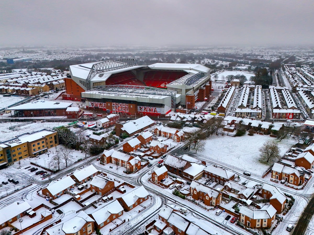 Liverpool-Man Utd goes ahead at Anfield after safety meetings due to heavy snow