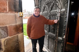 The lock was broken on the entrance door, which is believed to be around 400 years old. It has since been professionally secured