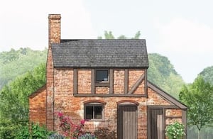 Plans for the cottage that has full planning permission for a refurbishment. The Grade II listed cottage is going to auction next week. Picture: Halls.