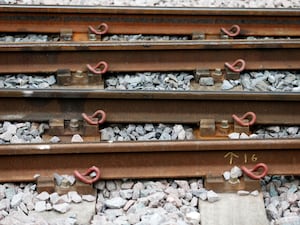 A view of train tracks