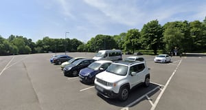 Dark Lane car park at Telford Town Park. Photo: Google