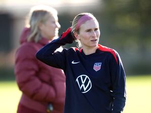 Jenna Nighswonger during a United States training session (Adam Davy/PA)