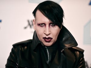 Marilyn Manson attends the 9th annual “Home for the Holidays” benefit concert in Los Angeles