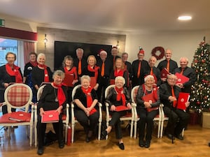 The Bracken Trust Singers at Crosfield House.