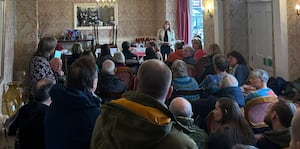 Mid and West Wales Senedd Member Jane Dodds hears from Llanwrtyd Wells residents at the meeting