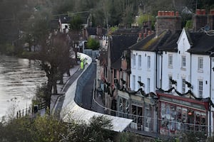 Flood defences in Ironbridge