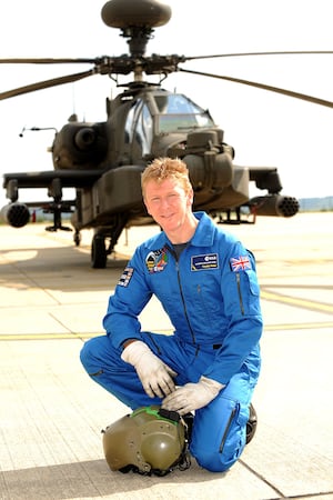 Tim Peake trained at RAF Shawbury