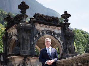 Sir Keir Starmer at Parque Lage in Rio