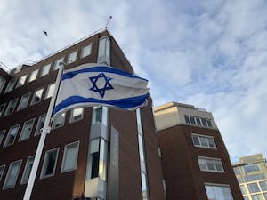 The Israeli Embassy on Shelbourne Road in Dublin (PA)