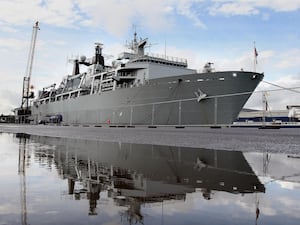 HMS Albion in Belfast