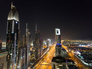 The Dubai skyline