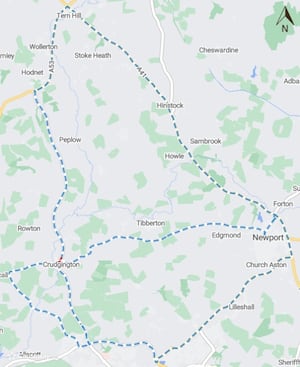 The diversion route