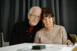 David Gaunt and Patricia Morris have been left unable to return home due to the terrifying incident.