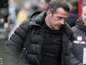 Fulham manager Marco Silva arrives at the ground ahead of the match