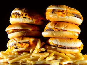 Cheeseburgers and French fries