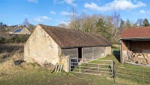 A barn with permission for conversion has been listed for sale. Picture: Rightmove and Mark Wiggin Estate Agents.