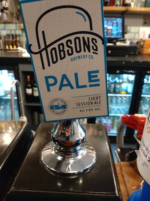 Hobsons Pale Ale was a drink of choice during his visit. Photo: Paul Heaton