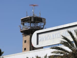 Damaged control tower