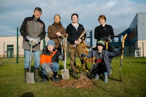 The plan is to plant hundreds of trees at the site.