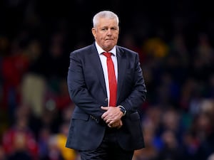 Warren Gatland ahead of a game