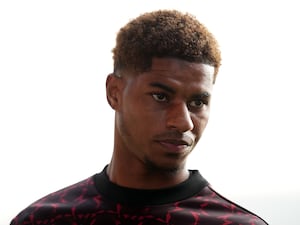 Manchester United and England forward Marcus Rashford (JOhn Walron/PA)