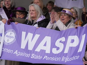 Women Against State Pension Inequality protest