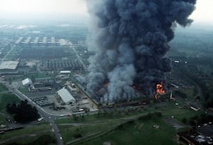 Fire at COD Donnington in 1988 