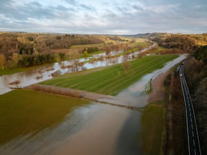 The scene on the outskirts of Bridgnorth this morning.