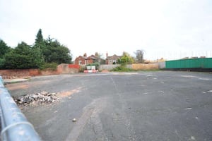 The former car park. Photo: Telford & Wrekin Council/Dyanne Humphreys Planning