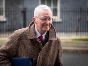 Secretary of State for Northern Ireland Hilary Benn in Downing Street