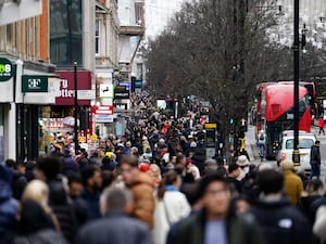 Shoppers on Oxford Street, London, during the Boxing Day sales