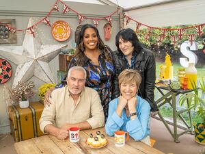 Alison Hammond, Noel Fielding, Paul Hollywood and Lady Caroline Waldegrave