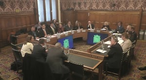 Welsh Affairs Committee at Westminster. Picture: Parliament Live.TV