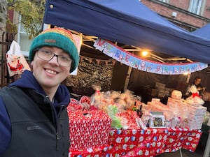 Shauney Connor's stall at the Festival of Lights. 