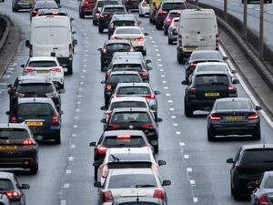 Traffic on the A13 in London