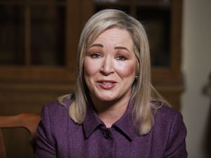 A close-up of Michelle O’Neill