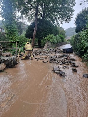 Flood damage in All Stratton