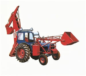 1953 - the first backhoe invented by Mr JCB