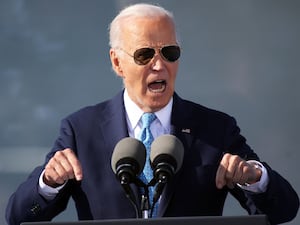 President Joe Biden speaks at the Dundalk Marine Terminal in Baltimore