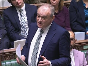 Liberal Democrat leader Sir Ed Davey speaks during Prime Minister's Questions in the House of Commons