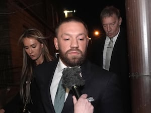 Conor McGregor leaving court