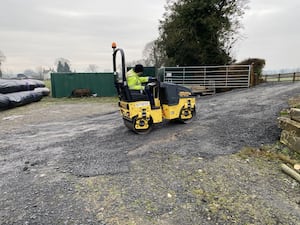 Improving access to the site for HGVs. Photo: Shropshire Union Canal Society