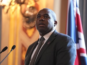 Foreign Secretary David Lammy speaking during an event at the Foreign, Commonwealth and Development Office in Westminster, London