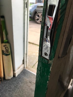 Damage inside Newport Cricket Club's clubhouse after the site was burgled. Picture: Newport Cricket Club. 