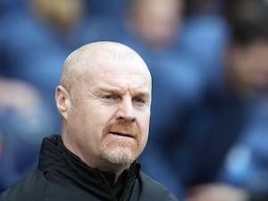 Close up of Everton manager Sean Dyche