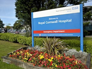 Royal Cornwall Hospital sign