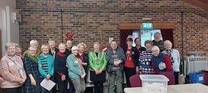 A Christmas raffle has raised over £1,200 to continue supporting local residents at a Radnorshire leg club.