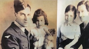 Peter Webber as a six-year-old with his parents, William and Dorothy and sister, Pauline.